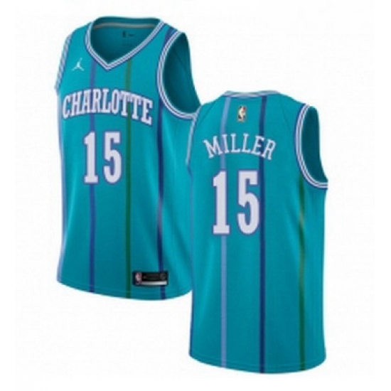 Womens Nike Jordan Charlotte Hornets 15 Percy Miller Swingman Aqua Hardwood Classics NBA Jersey Womens Nike Jordan Charlotte Hornets 15 Percy Miller Swingman Aqua Hardwood Classics NBA Jersey
