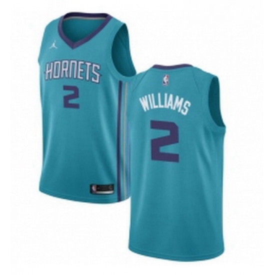 Womens Nike Jordan Charlotte Hornets 2 Marvin Williams Swingman Teal NBA Jersey Icon Edition Womens Nike Jordan Charlotte Hornets 2 Marvin Williams Swingman Teal NBA Jersey Icon Edition