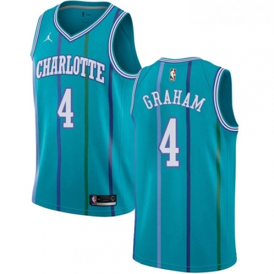 Womens Nike Jordan Charlotte Hornets 4 Devonte Graham Swingman Aqua Hardwood Classics NBA Jersey Womens Nike Jordan Charlotte Hornets 4 Devonte Graham Swingman Aqua Hardwood Classics NBA Jersey
