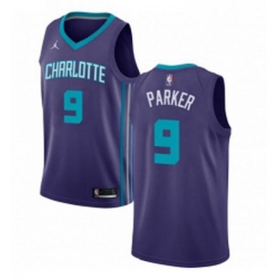 Womens Nike Jordan Charlotte Hornets 9 Tony Parker Swingman Purple NBA Jersey Statement Edition Womens Nike Jordan Charlotte Hornets 9 Tony Parker Swingman Purple NBA Jersey Statement Edition