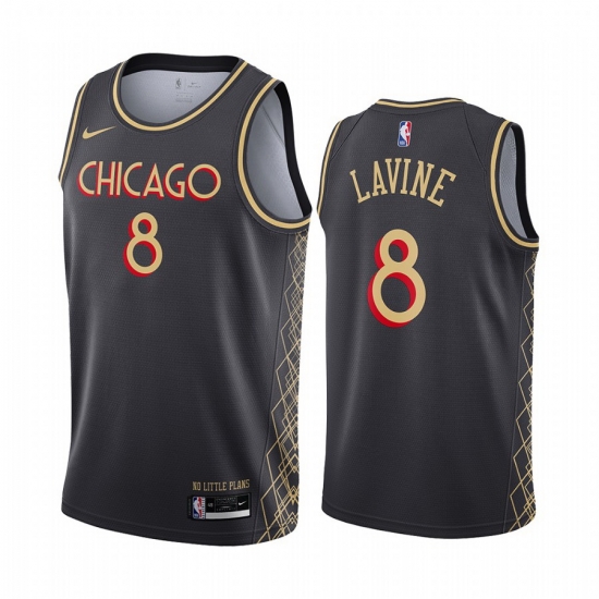 Men Nike Chicago Bulls 8 Zach Lavine Black NBA Swingman 2020 21 City Edition Jersey Men Nike Chicago Bulls 8 Zach Lavine Black NBA Swingman 2020 21 City Edition Jersey