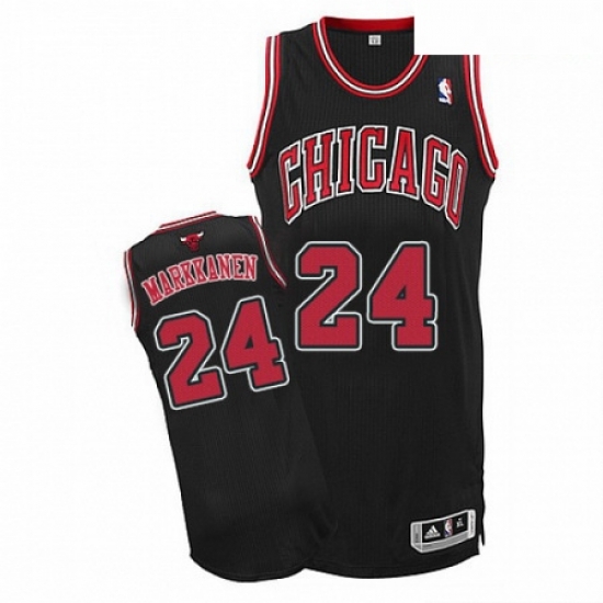 Mens Adidas Chicago Bulls 24 Lauri Markkanen Authentic Black Alternate NBA Jersey Mens Adidas Chicago Bulls 24 Lauri Markkanen Authentic Black Alternate NBA Jersey