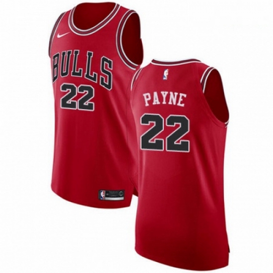Mens Nike Chicago Bulls 22 Cameron Payne Authentic Red Road NBA Jersey Icon Edition Mens Nike Chicago Bulls 22 Cameron Payne Authentic Red Road NBA Jersey Icon Edition