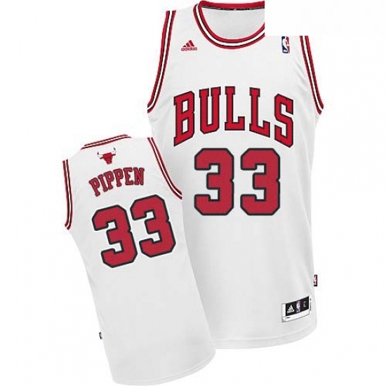 Womens Adidas Chicago Bulls 33 Scottie Pippen Swingman White Home NBA Jersey Womens Adidas Chicago Bulls 33 Scottie Pippen Swingman White Home NBA Jersey