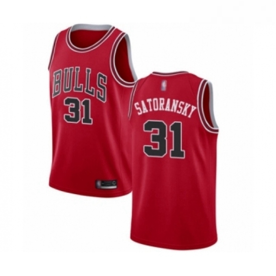 Womens Chicago Bulls 31 Tomas Satoransky Swingman Red Basketball Jersey Icon Edition Womens Chicago Bulls 31 Tomas Satoransky Swingman Red Basketball Jersey Icon Edition