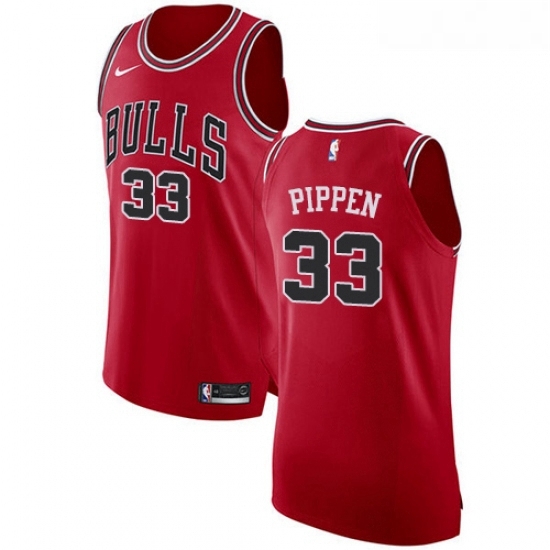 Womens Nike Chicago Bulls 33 Scottie Pippen Authentic Red Road NBA Jersey Icon Edition Womens Nike Chicago Bulls 33 Scottie Pippen Authentic Red Road NBA Jersey Icon Edition