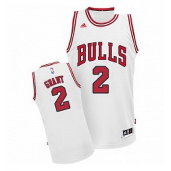 Youth Adidas Chicago Bulls 2 Jerian Grant Swingman White Home NBA Jersey Youth Adidas Chicago Bulls 2 Jerian Grant Swingman White Home NBA Jersey