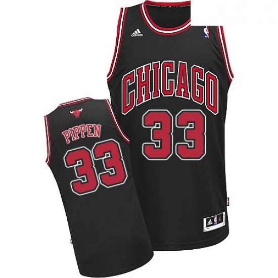 Youth Adidas Chicago Bulls 33 Scottie Pippen Swingman Black Alternate NBA Jersey Youth Adidas Chicago Bulls 33 Scottie Pippen Swingman Black Alternate NBA Jersey