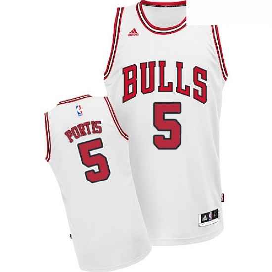 Youth Adidas Chicago Bulls 5 Bobby Portis Swingman White Home NBA Jersey Youth Adidas Chicago Bulls 5 Bobby Portis Swingman White Home NBA Jersey