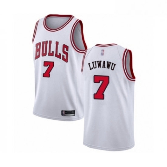 Youth Chicago Bulls 7 Timothe Luwawu Swingman White Basketball Jersey Association Edition Youth Chicago Bulls 7 Timothe Luwawu Swingman White Basketball Jersey Association Edition