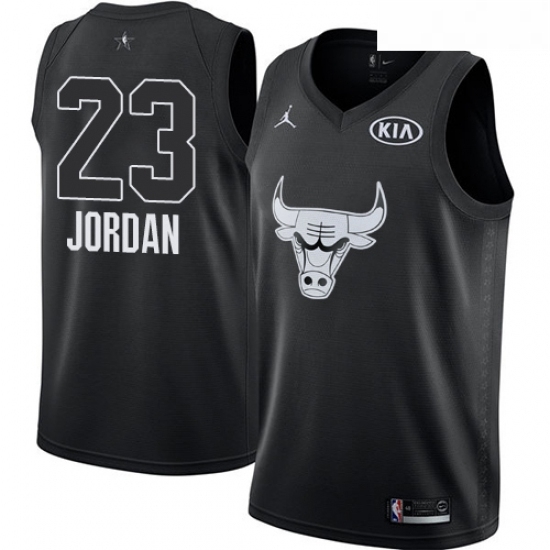 Youth Nike Chicago Bulls 23 Michael Jordan Swingman Black 2018 All Star Game Youth Nike Chicago Bulls 23 Michael Jordan Swingman Black 2018 All Star Game