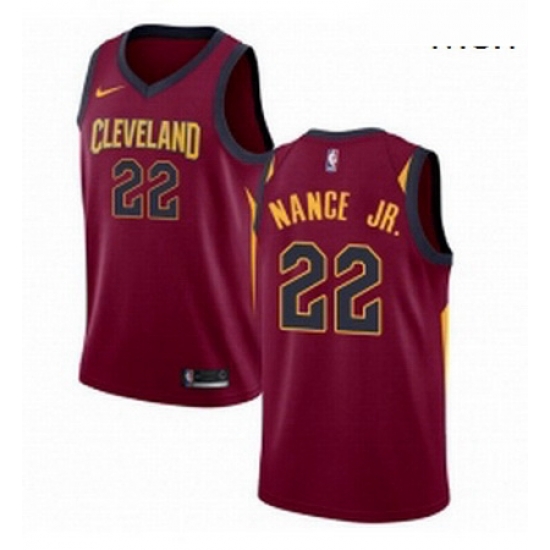 Mens Nike Cleveland Cavaliers 22 Larry Nance Jr Swingman Maroon NBA Jersey Icon Edition Mens Nike Cleveland Cavaliers 22 Larry Nance Jr Swingman Maroon NBA Jersey Icon Edition