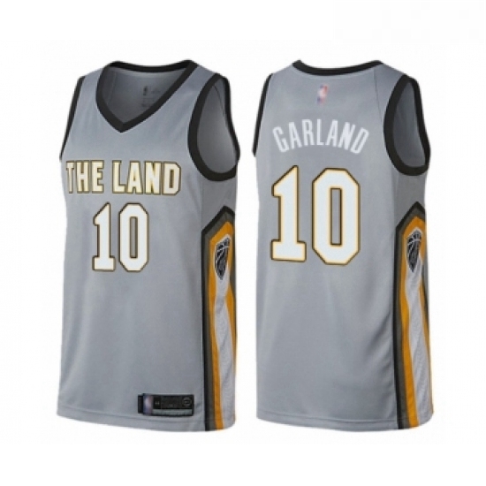 Womens Cleveland Cavaliers 10 Darius Garland Swingman Gray Basketball Jersey City Edition Womens Cleveland Cavaliers 10 Darius Garland Swingman Gray Basketball Jersey City Edition