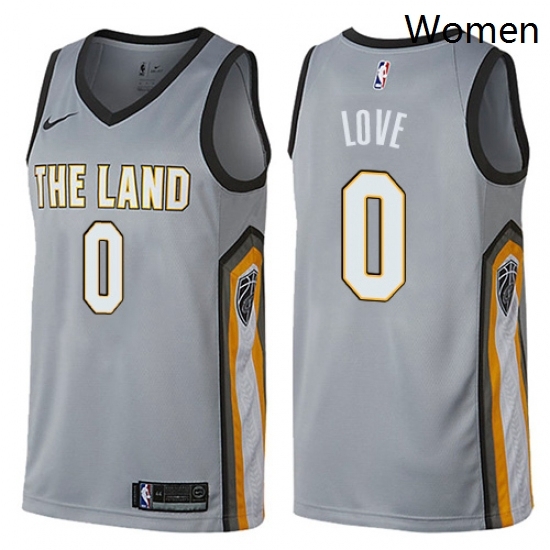 Womens Nike Cleveland Cavaliers 0 Kevin Love Swingman Gray NBA Jersey City Edition Womens Nike Cleveland Cavaliers 0 Kevin Love Swingman Gray NBA Jersey City Edition