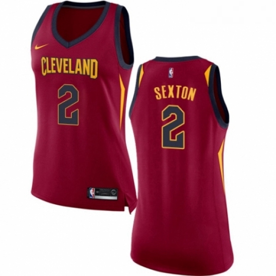 Womens Nike Cleveland Cavaliers 2 Collin Sexton Authentic Maroon NBA Jersey Icon Edition Womens Nike Cleveland Cavaliers 2 Collin Sexton Authentic Maroon NBA Jersey Icon Edition