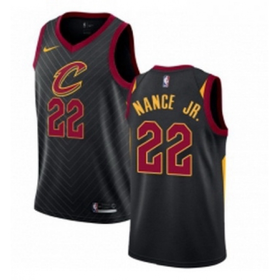 Womens Nike Cleveland Cavaliers 22 Larry Nance Jr Swingman Black NBA Jersey Statement Edition Womens Nike Cleveland Cavaliers 22 Larry Nance Jr Swingman Black NBA Jersey Statement Edition