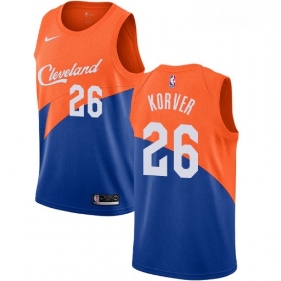 Womens Nike Cleveland Cavaliers 26 Kyle Korver Swingman Blue NBA Jersey City Edition Womens Nike Cleveland Cavaliers 26 Kyle Korver Swingman Blue NBA Jersey City Edition