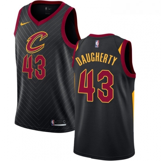 Youth Nike Cleveland Cavaliers 43 Brad Daugherty Authentic Black Alternate NBA Jersey Statement Edition Youth Nike Cleveland Cavaliers 43 Brad Daugherty Authentic Black Alternate NBA Jersey Statement Edition