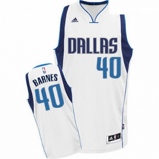 Mens Adidas Dallas Mavericks 40 Harrison Barnes Swingman White Home NBA Jersey Mens Adidas Dallas Mavericks 40 Harrison Barnes Swingman White Home NBA Jersey