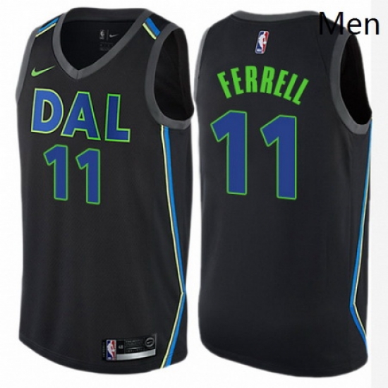Mens Nike Dallas Mavericks 11 Yogi Ferrell Swingman Black NBA Jersey City Edition Mens Nike Dallas Mavericks 11 Yogi Ferrell Swingman Black NBA Jersey City Edition