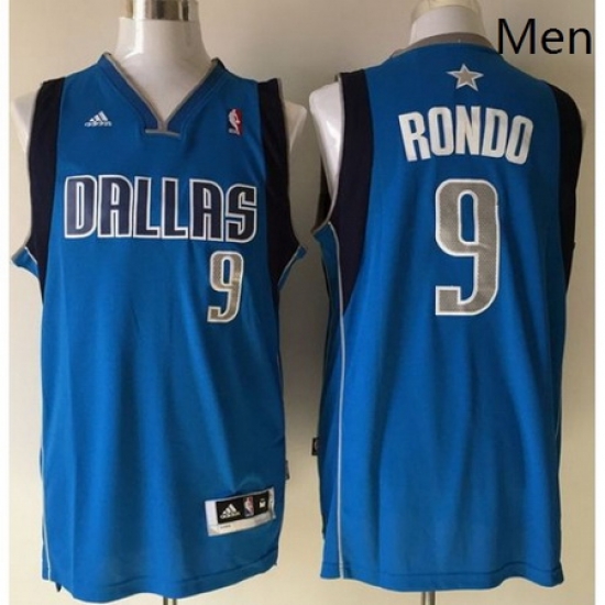 Revolution 30 Mavericks 9 Rajon Rondo Sky Blue Stitched NBA Jersey Revolution 30 Mavericks 9 Rajon Rondo Sky Blue Stitched NBA Jersey