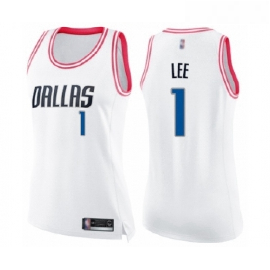 Womens Dallas Mavericks 1 Courtney Lee Swingman White Pink Fashion Basketball Jersey Womens Dallas Mavericks 1 Courtney Lee Swingman White Pink Fashion Basketball Jersey