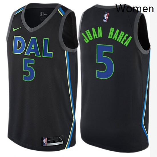 Womens Nike Dallas Mavericks 5 Jose Juan Barea Swingman Black NBA Jersey City Edition Womens Nike Dallas Mavericks 5 Jose Juan Barea Swingman Black NBA Jersey City Edition