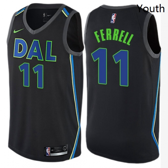 Youth Nike Dallas Mavericks 11 Yogi Ferrell Swingman Black NBA Jersey City Edition Youth Nike Dallas Mavericks 11 Yogi Ferrell Swingman Black NBA Jersey City Edition