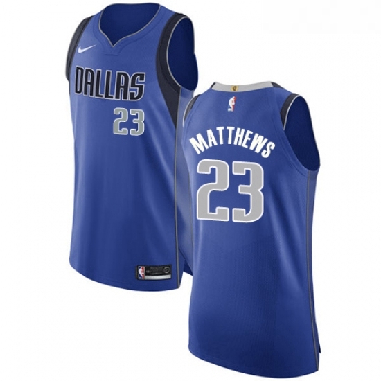 Youth Nike Dallas Mavericks 23 Wesley Matthews Authentic Royal Blue Road NBA Jersey Icon Edition Youth Nike Dallas Mavericks 23 Wesley Matthews Authentic Royal Blue Road NBA Jersey Icon Edition