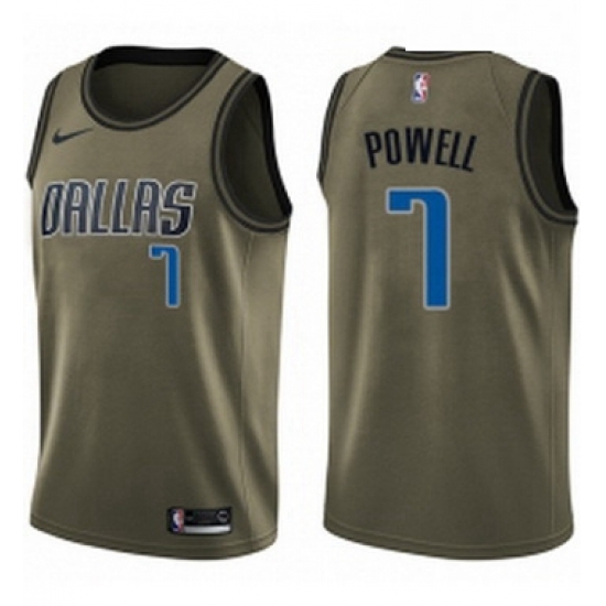 Youth Nike Dallas Mavericks 7 Dwight Powell Swingman Green Salute to Service NBA Jersey Youth Nike Dallas Mavericks 7 Dwight Powell Swingman Green Salute to Service NBA Jersey