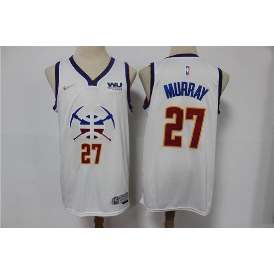 Men Denver Nuggets Jamal Murray 27 White 2020 21 City Edition Nike Swingman Jersey Men Denver Nuggets Jamal Murray 27 White 2020 21 City Edition Nike Swingman Jersey