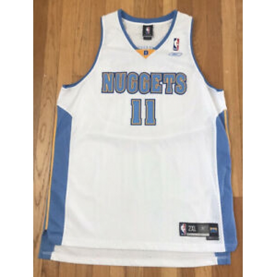 Men Reebok NBA Denver Nuggets Earl Boykins White Basketball Swingman Jersey Men Reebok NBA Denver Nuggets Earl Boykins White Basketball Swingman Jersey
