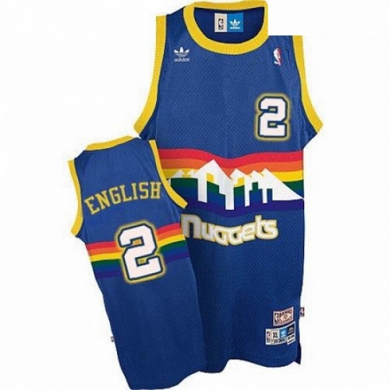 Mens Adidas Denver Nuggets 2 Alex English Swingman Light Blue Throwback NBA Jersey Mens Adidas Denver Nuggets 2 Alex English Swingman Light Blue Throwback NBA Jersey