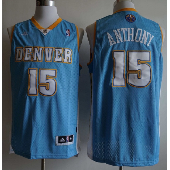 Nuggets 15 Carmelo Anthony Light Blue Adidas Jersey Nuggets 15 Carmelo Anthony Light Blue Adidas Jersey
