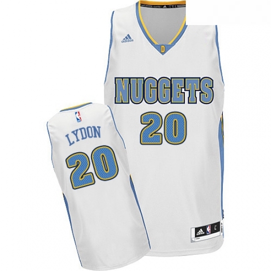 Womens Adidas Denver Nuggets 20 Tyler Lydon Swingman White Home NBA Jersey Womens Adidas Denver Nuggets 20 Tyler Lydon Swingman White Home NBA Jersey