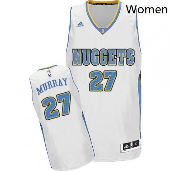 Womens Adidas Denver Nuggets 27 Jamal Murray Swingman White Home NBA Jersey Womens Adidas Denver Nuggets 27 Jamal Murray Swingman White Home NBA Jersey