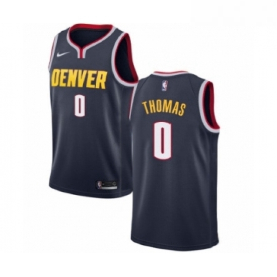 Womens Nike Denver Nuggets 0 Isaiah Thomas Swingman Navy Blue NBA Jersey Icon Edition Womens Nike Denver Nuggets 0 Isaiah Thomas Swingman Navy Blue NBA Jersey Icon Edition