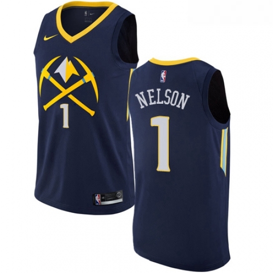 Womens Nike Denver Nuggets 1 Jameer Nelson Swingman Navy Blue NBA Jersey City Edition Womens Nike Denver Nuggets 1 Jameer Nelson Swingman Navy Blue NBA Jersey City Edition