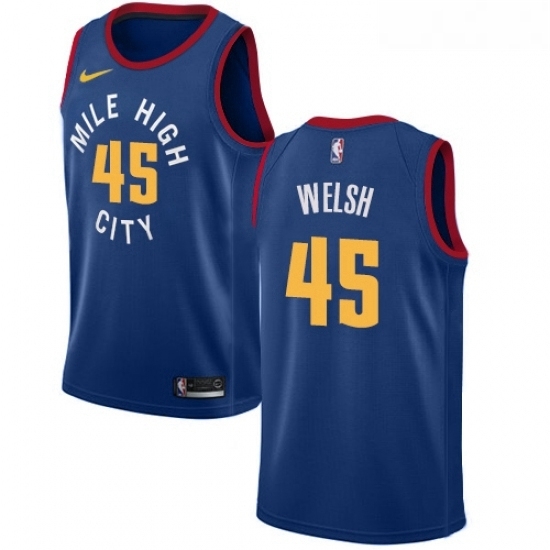 Womens Nike Denver Nuggets 45 Thomas Welsh Authentic Light Blue NBA Jersey Statement Edition Womens Nike Denver Nuggets 45 Thomas Welsh Authentic Light Blue NBA Jersey Statement Edition
