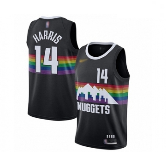 Youth Denver Nuggets #14 Gary Harris Swingman Black Basketball Jersey - 2019 20 City Edition Youth Denver Nuggets #14 Gary Harris Swingman Black Basketball Jersey - 2019 20 City Edition