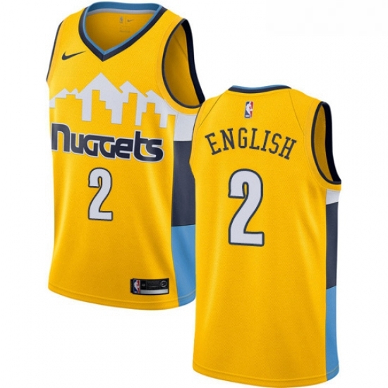 Youth Nike Denver Nuggets 2 Alex English Swingman Gold Alternate NBA Jersey Statement Edition Youth Nike Denver Nuggets 2 Alex English Swingman Gold Alternate NBA Jersey Statement Edition