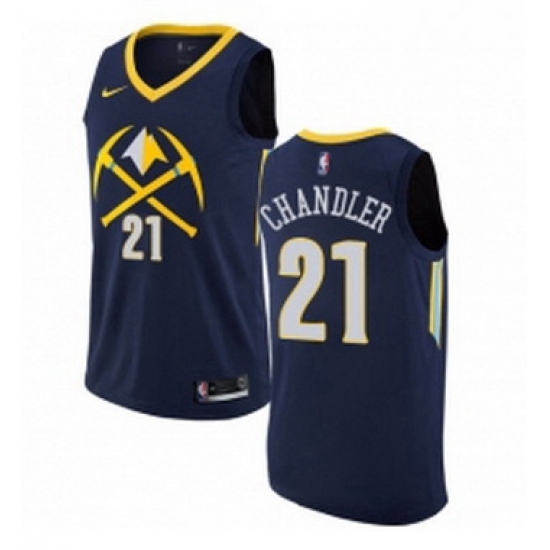 Youth Nike Denver Nuggets 21 Wilson Chandler Swingman Navy Blue NBA Jersey City Edition Youth Nike Denver Nuggets 21 Wilson Chandler Swingman Navy Blue NBA Jersey City Edition