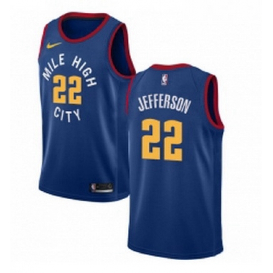 Youth Nike Denver Nuggets 22 Richard Jefferson Swingman Light Blue Alternate NBA Jersey Statement Edition Youth Nike Denver Nuggets 22 Richard Jefferson Swingman Light Blue Alternate NBA Jersey Statement Edition