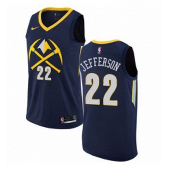 Youth Nike Denver Nuggets 22 Richard Jefferson Swingman Navy Blue NBA Jersey City Edition Youth Nike Denver Nuggets 22 Richard Jefferson Swingman Navy Blue NBA Jersey City Edition