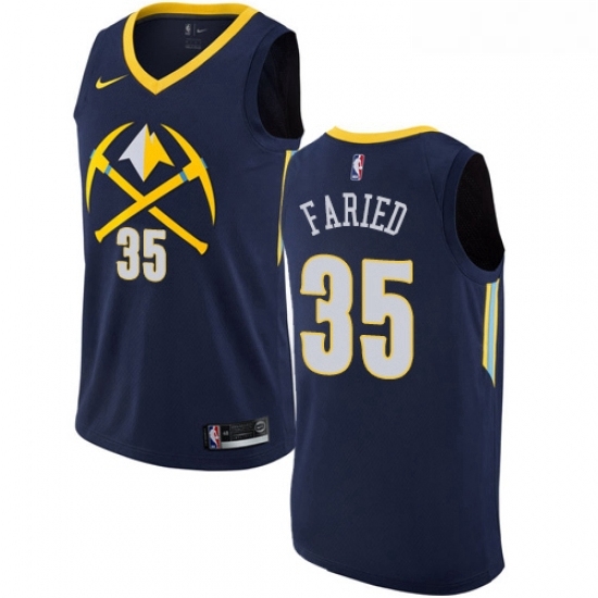 Youth Nike Denver Nuggets 35 Kenneth Faried Swingman Navy Blue NBA Jersey City Edition Youth Nike Denver Nuggets 35 Kenneth Faried Swingman Navy Blue NBA Jersey City Edition