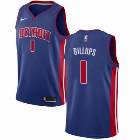 Mens Nike Detroit Pistons 1 Chauncey Billups Swingman Royal Blue Road NBA Jersey Icon Edition Mens Nike Detroit Pistons 1 Chauncey Billups Swingman Royal Blue Road NBA Jersey Icon Edition
