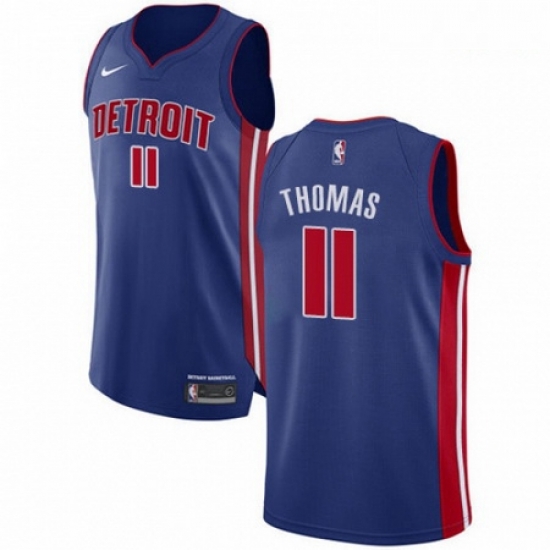 Mens Nike Detroit Pistons 11 Isiah Thomas Authentic Royal Blue Road NBA Jersey Icon Edition Mens Nike Detroit Pistons 11 Isiah Thomas Authentic Royal Blue Road NBA Jersey Icon Edition