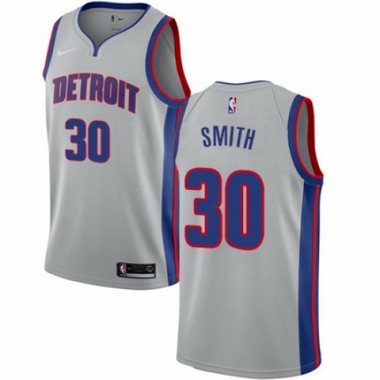 Mens Nike Detroit Pistons 30 Joe Smith Swingman Silver NBA Jersey Statement Edition Mens Nike Detroit Pistons 30 Joe Smith Swingman Silver NBA Jersey Statement Edition