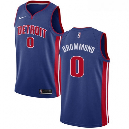 Womens Nike Detroit Pistons 0 Andre Drummond Swingman Royal Blue Road NBA Jersey Icon Edition Womens Nike Detroit Pistons 0 Andre Drummond Swingman Royal Blue Road NBA Jersey Icon Edition