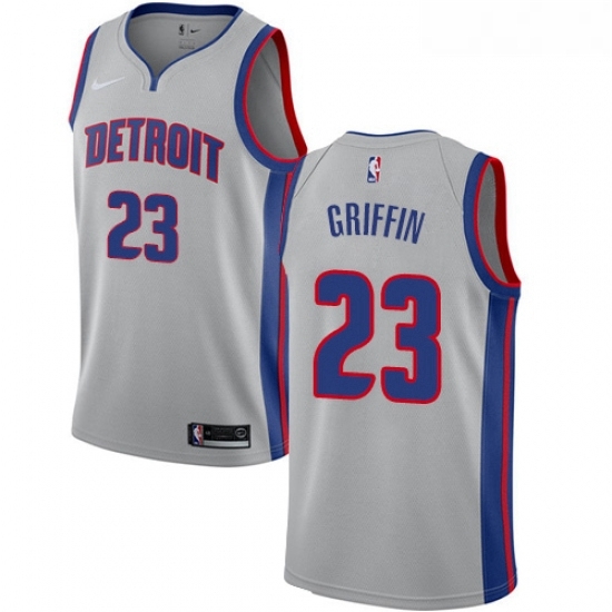 Womens Nike Detroit Pistons 23 Blake Griffin Swingman Silver NBA Jersey Statement Edition Womens Nike Detroit Pistons 23 Blake Griffin Swingman Silver NBA Jersey Statement Edition